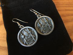 Time Traveling Token Earrings & Pendants Available!